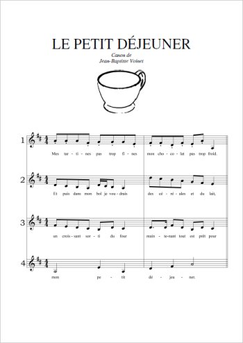 Jean-Baptiste Voinet - Le petit déjeuner